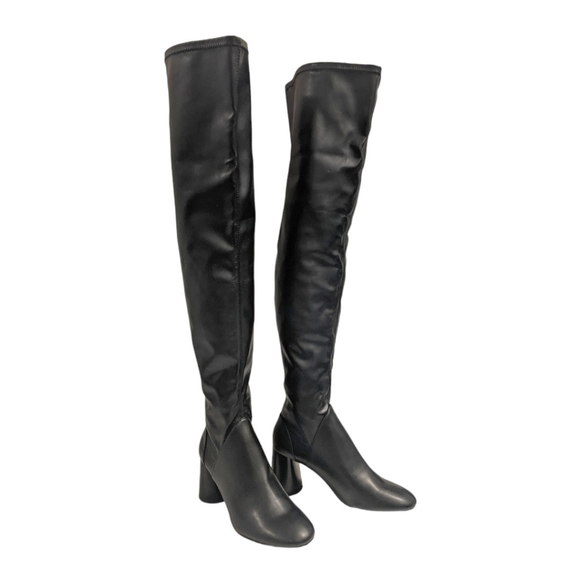 Zara Over The Knee Black Boots, 6.5 (37) - Picture 3 of 7